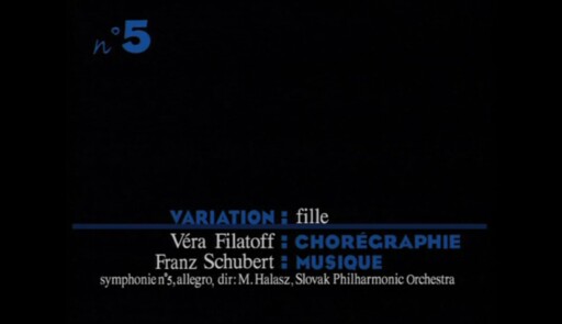 Miniature de la vidéo Epreuves de danse 1997. Danse classique. Variation 5 fille