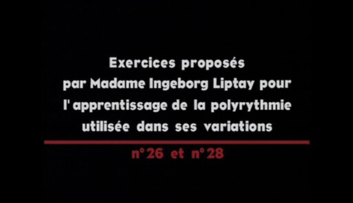 Miniature de la vidéo Epreuves de danse 1997. Danse jazz. Exercices pour l’apprentissage de polyrythmie