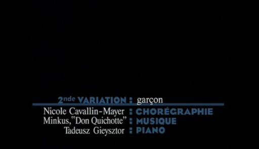 Miniature de la vidéo Epreuves de danse 1998. Danse classique. Variation 2 garçon