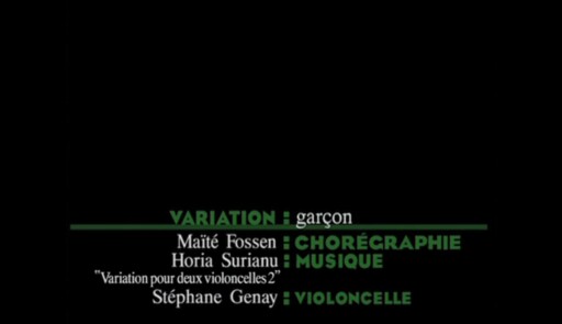 Miniature de la vidéo Epreuves de danse 1998. Danse contemporaie. Variation 18 garçon