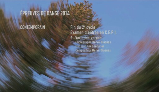 Miniature de la vidéo Epreuves de danse 2014. Danse contemporaine. Variation 9 garçon