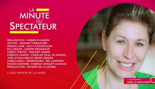 Miniature de la vidéo La Minute du spectateur (2016) : Joëlle Bouvier